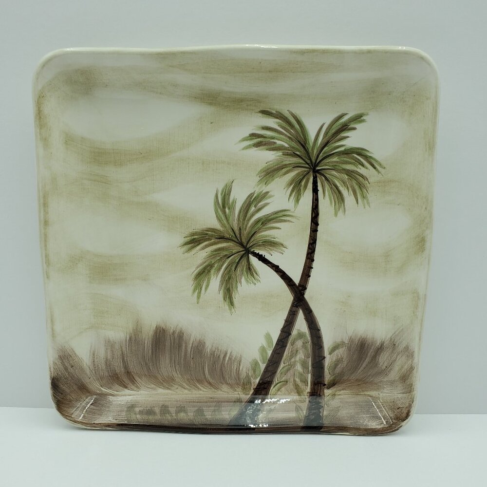 Tabletops Unlimited Bahamas Salad Plate Square Serving Lunch Display Plate